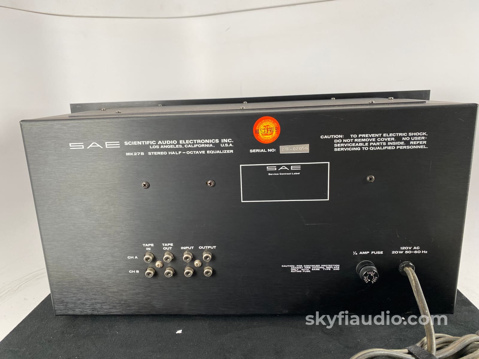 Sae 2700B Stereo Half-Octave Equalizer - Wow