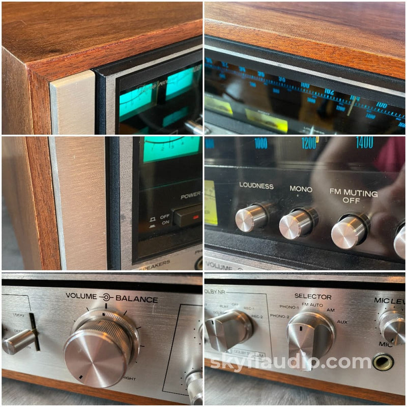 Sansui 9090Db Receiver - Fully Restored With New Walnut Veneer Integrated Amplifier