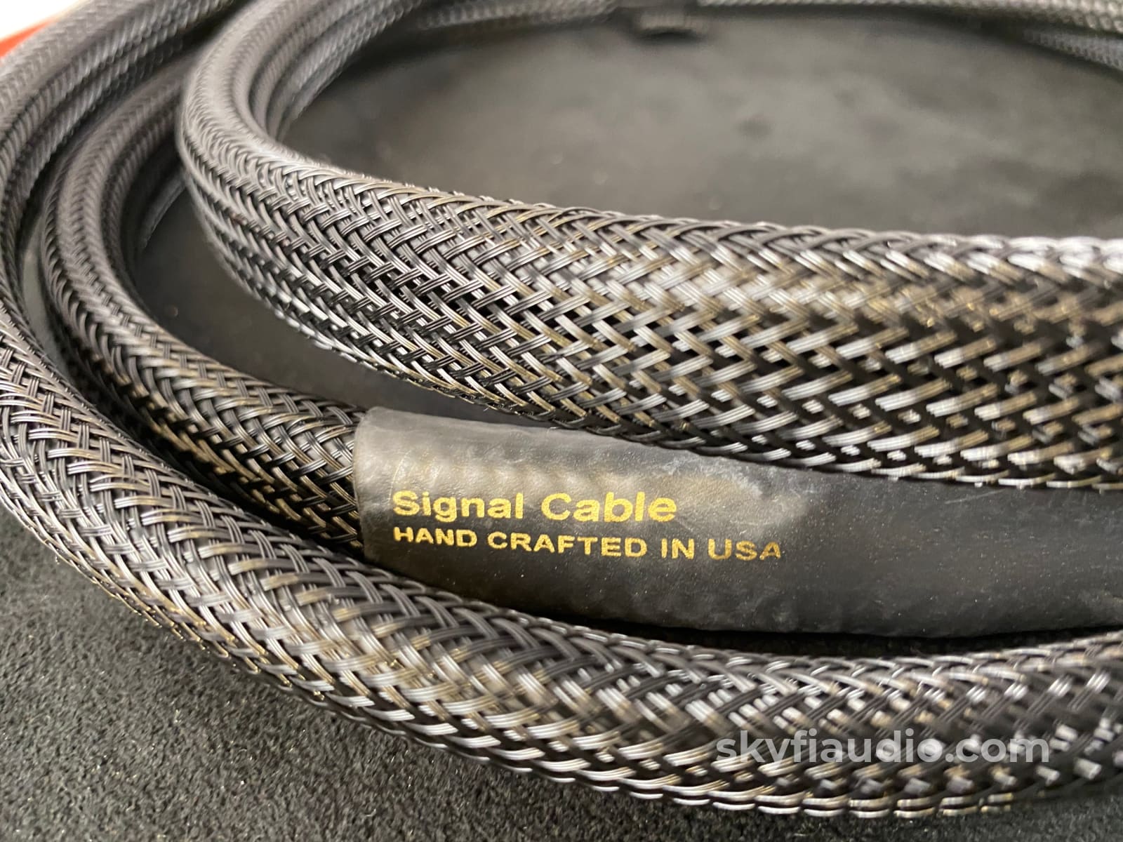 Signal Cable - Custom Rel Subwoofer With Speakon Connector To Spades 8 Feet Cables