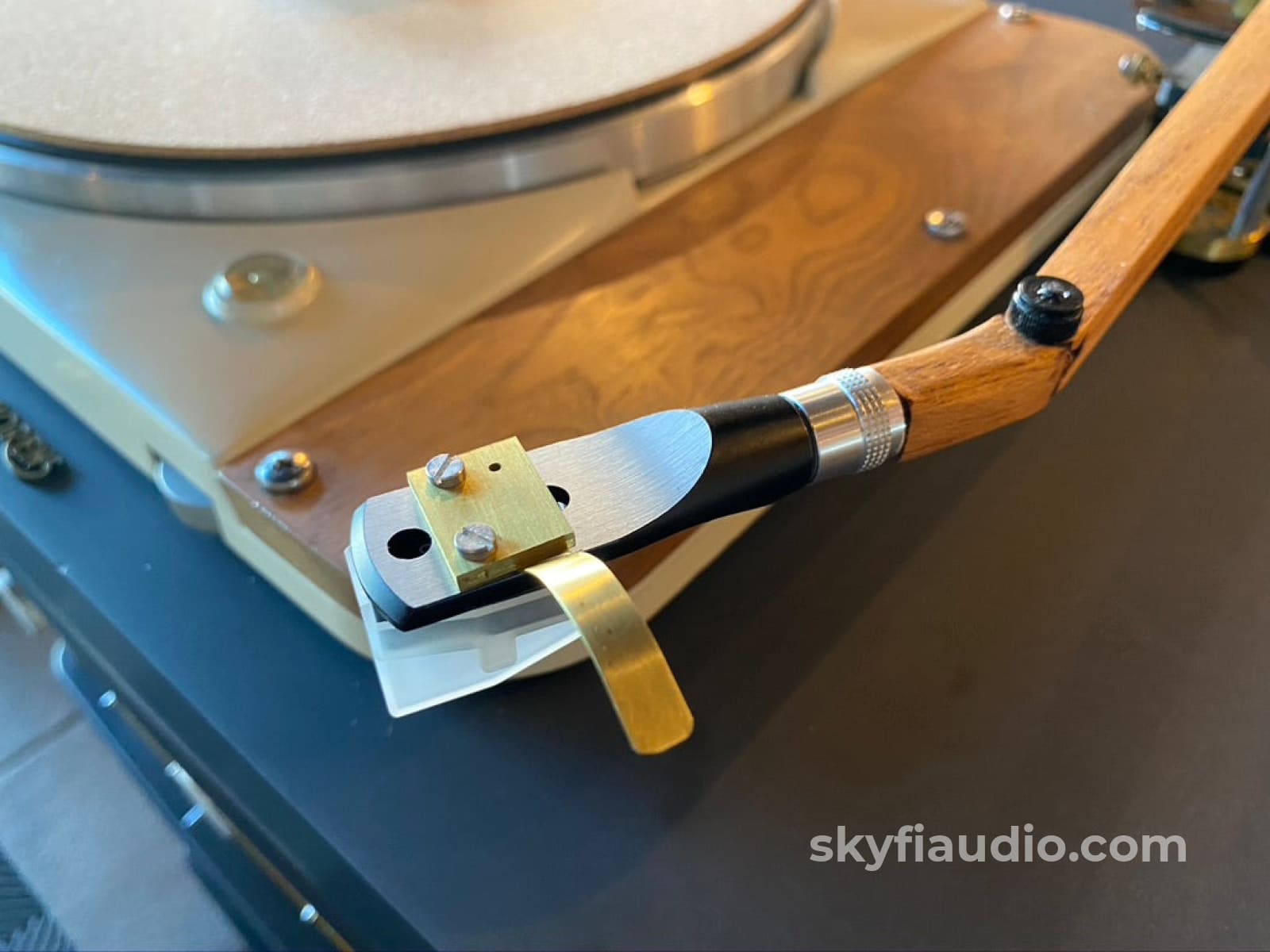 Slate Thorens Td-124 Skyfi Ultimate Build With New Sumiko Cartridge And Power Supply Turntable