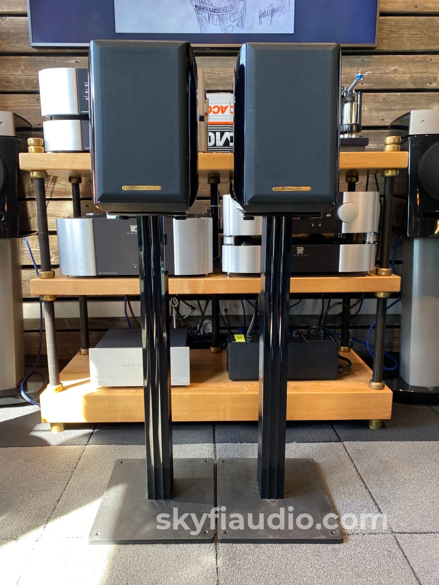 Sonus Faber Concertino Speakers With Matching Stands - Wow