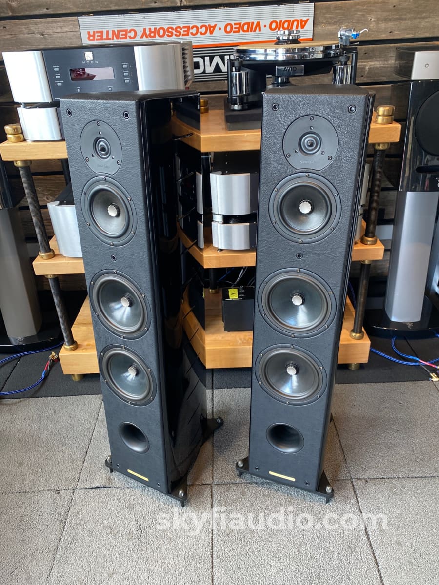 Sonus Faber Grand Piano Domus Speakers - Gorgeous and Made in Italy