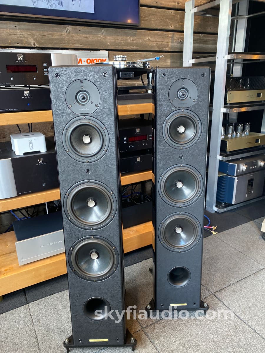 Sonus Faber Grand Piano Domus Speakers - Gorgeous and Made in Italy