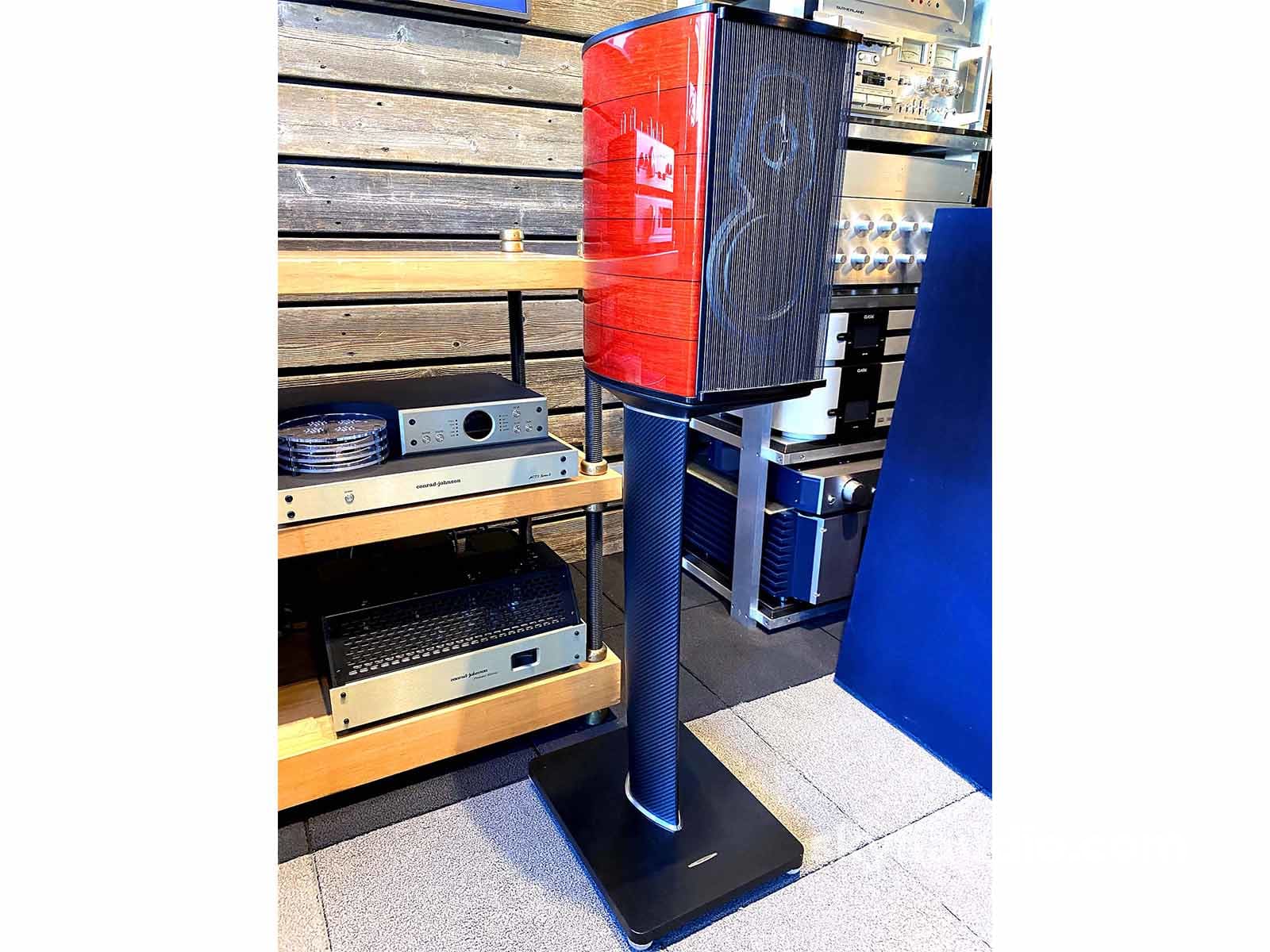 Sonus Faber Guarneri Tradition Speakers On Carbon Fiber Stands - In Store Purchase Only