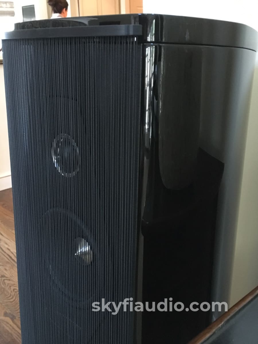 Sonus Faber Olympica Ii Speakers In Gloss Black - Demo Pair Like New And Complete