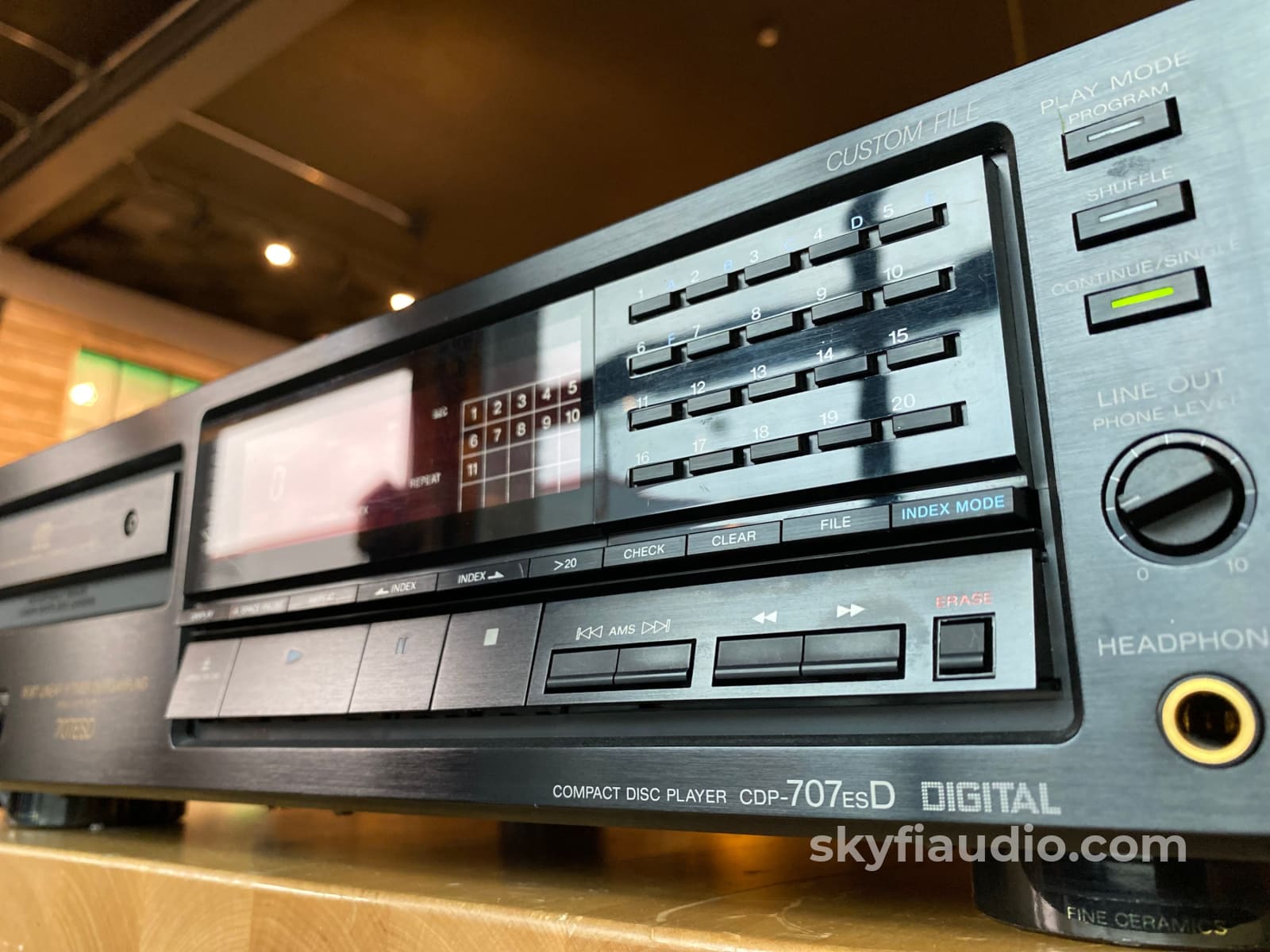 Sony Cdp-707Esd Vintage Cd Player With Remote - Our Favorite! + Digital
