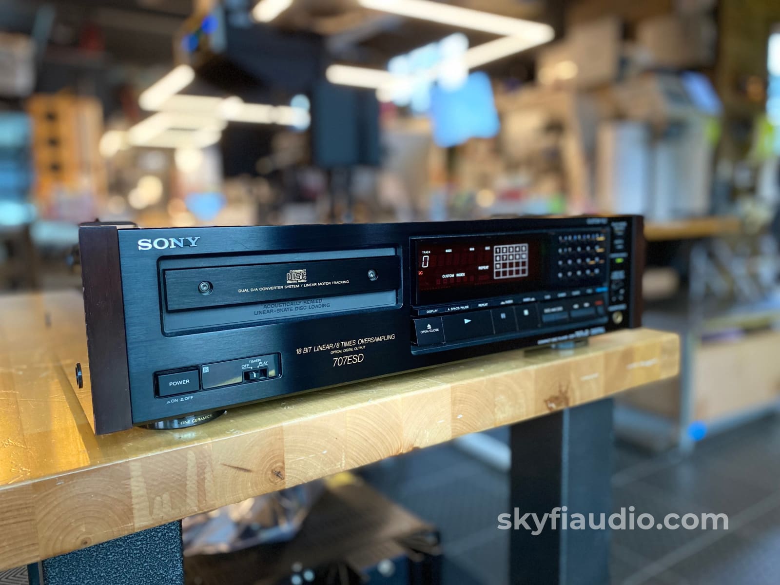 Sony Cdp-707Esd Vintage Cd Player With Remote - Our Favorite! + Digital