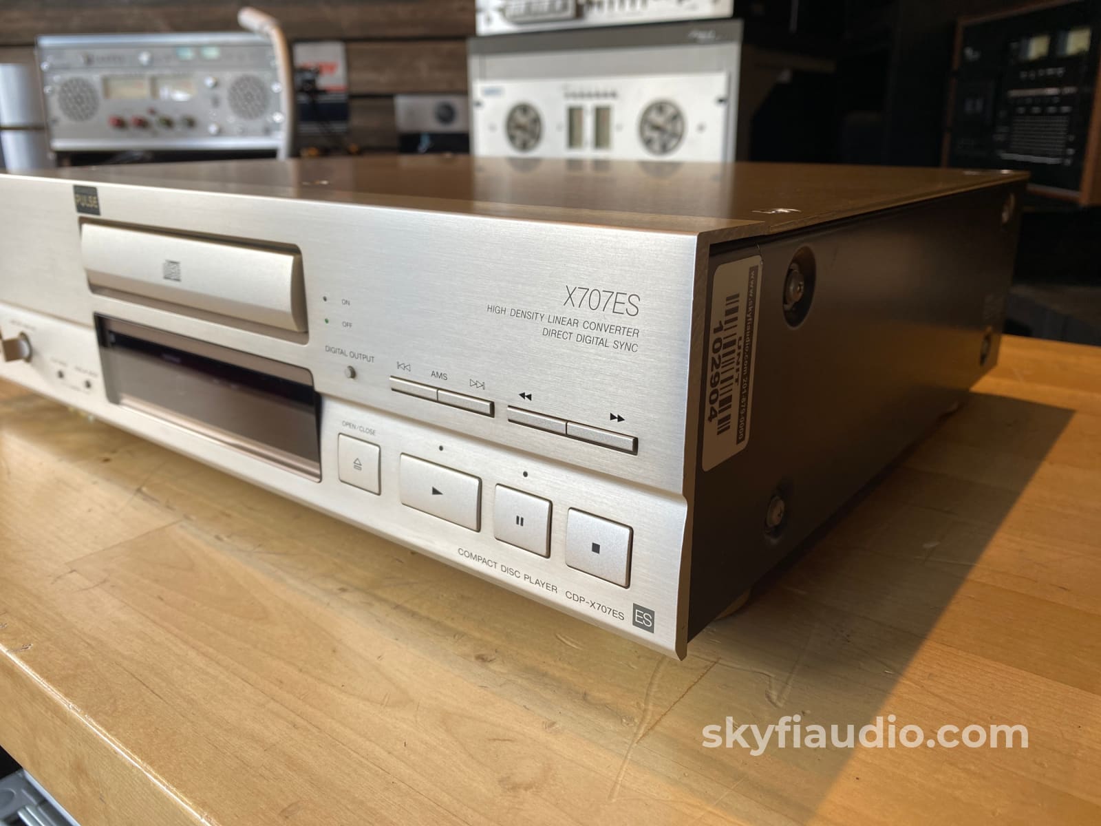 Sony Cdp-X707Es 20-Bit Vintage And Rare Cd Player - See Video + Digital