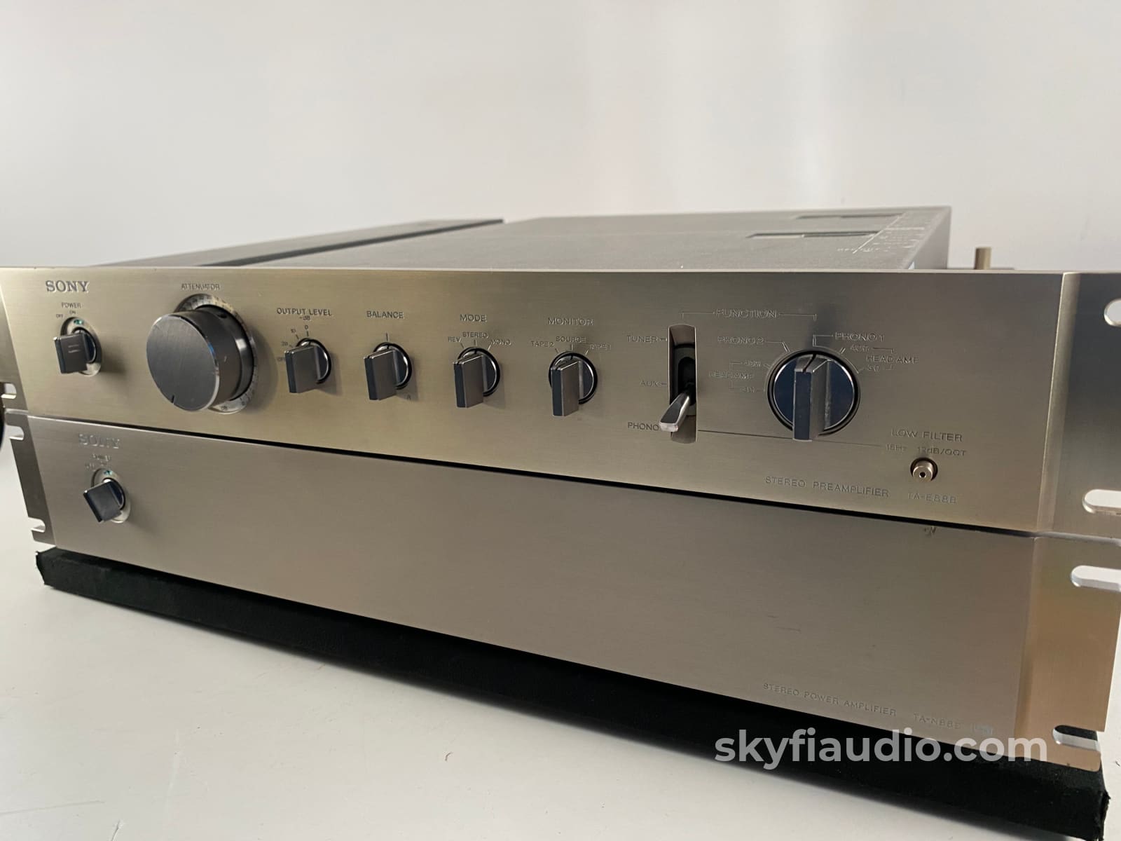 Sony TA-E88B and TA-N88B Preamp/Amplifier Combo - Super Rare