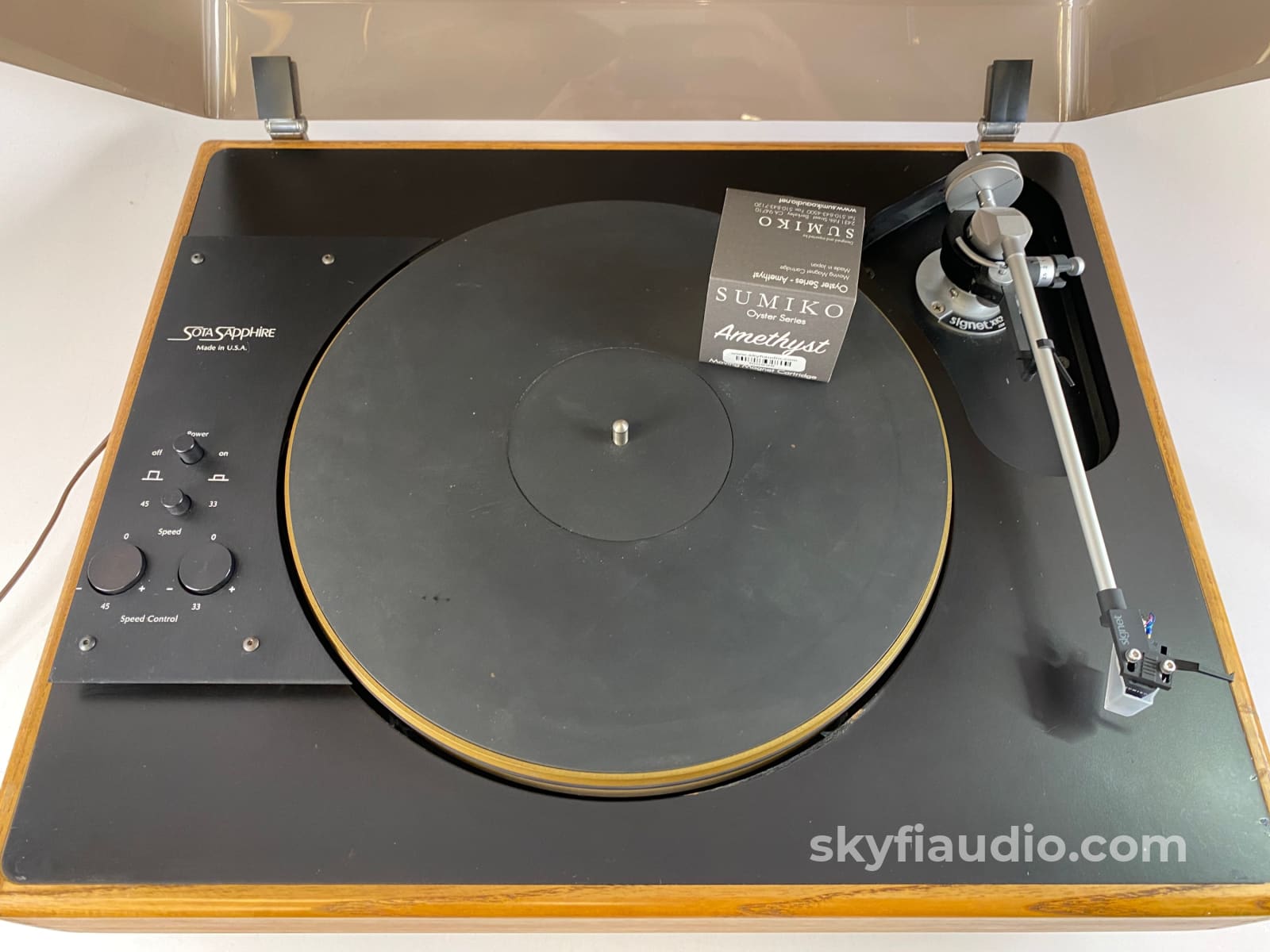 Sota Sapphire Turntable - With A Signet Xk35 Tonearm And New Sumiko Amethyst Cartridge
