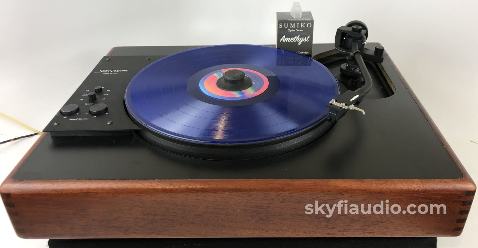Sota Sapphire Turntable With Vacuum Platter And New Sumiko Amethyst Cartridge