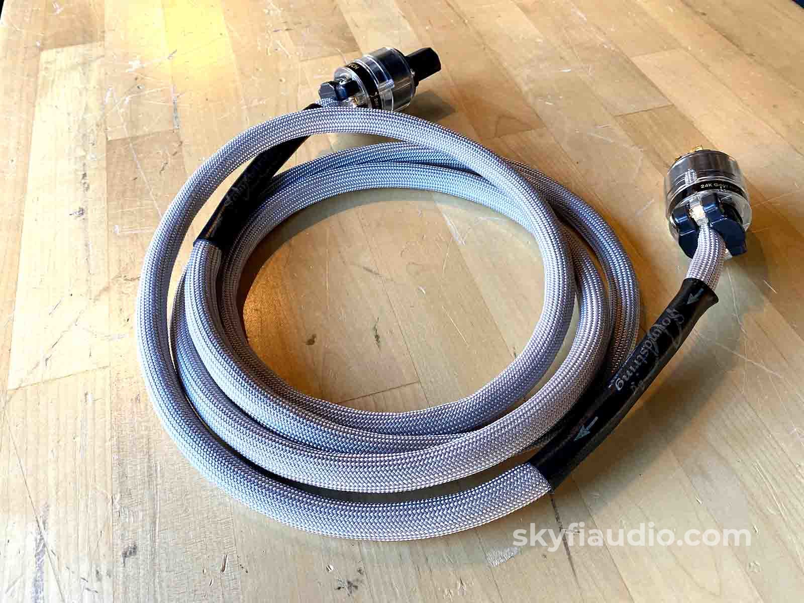 Soundstring Cable Technologies Power W/24K Furutech Connectors - 8Ft Cables