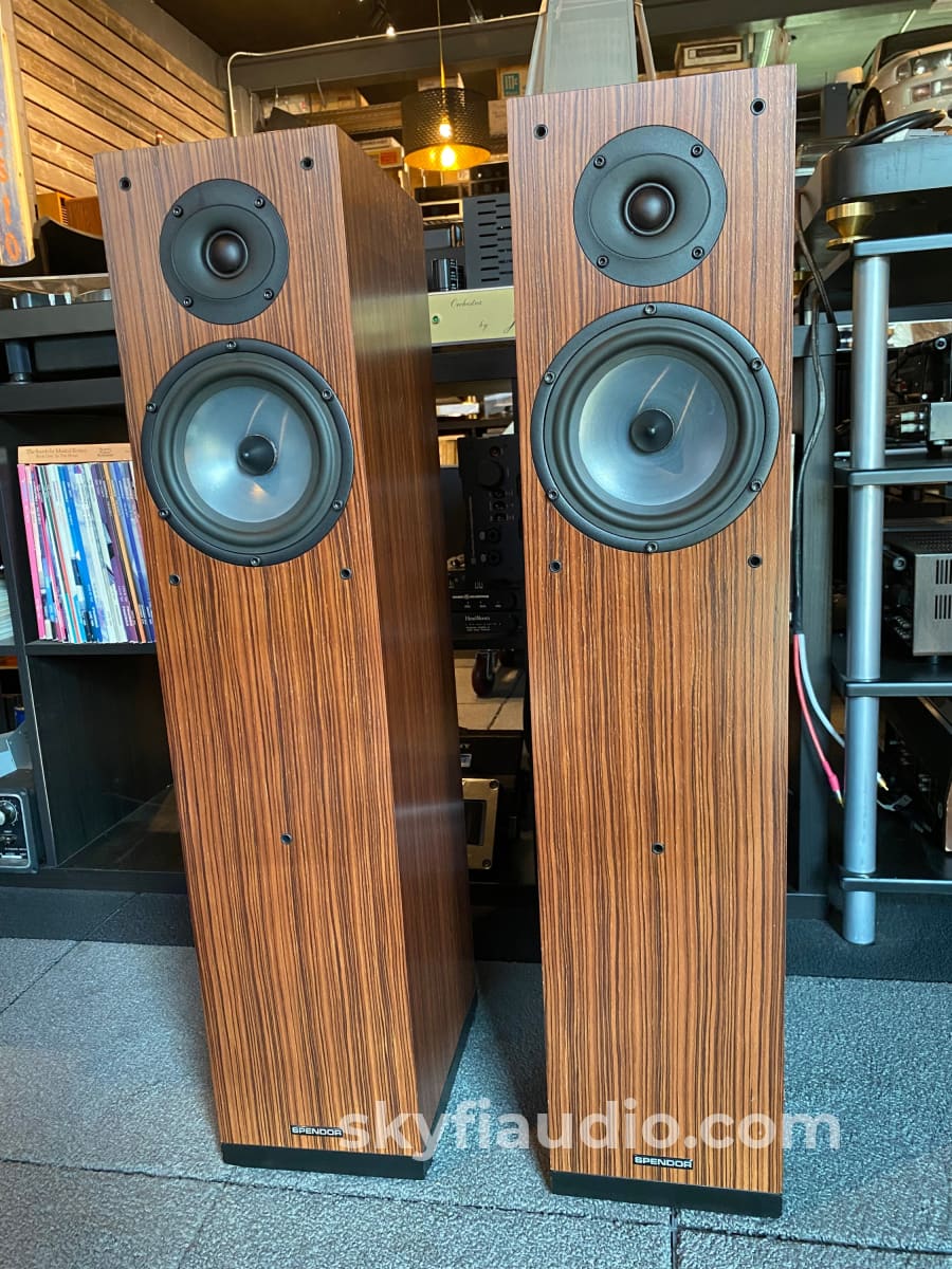 Spendor A6 Floorstanding Speakers In Rare Wenge Finish