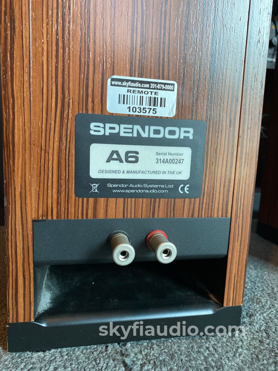 Spendor A6 Floorstanding Speakers In Rare Wenge Finish