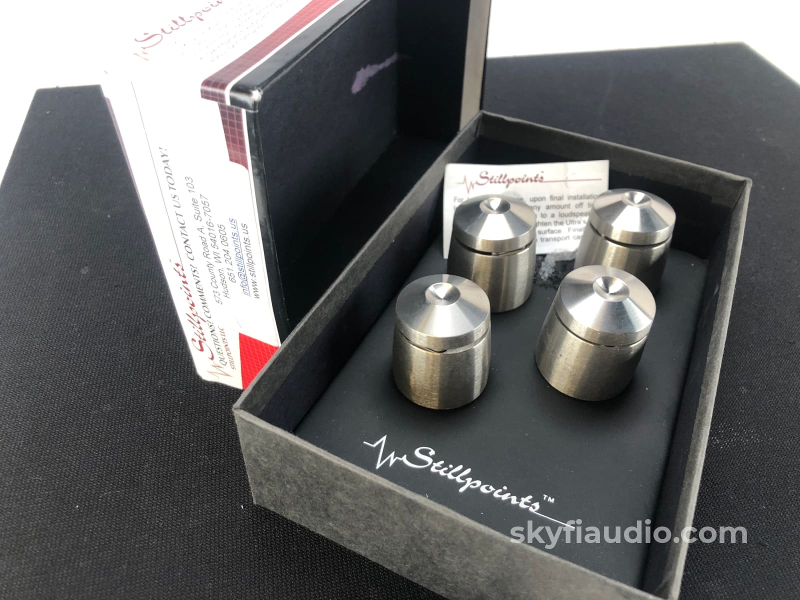 Stillpoints Ultra Ss (Stainless Steel) Audio Isolation Feet - In Box Accessory