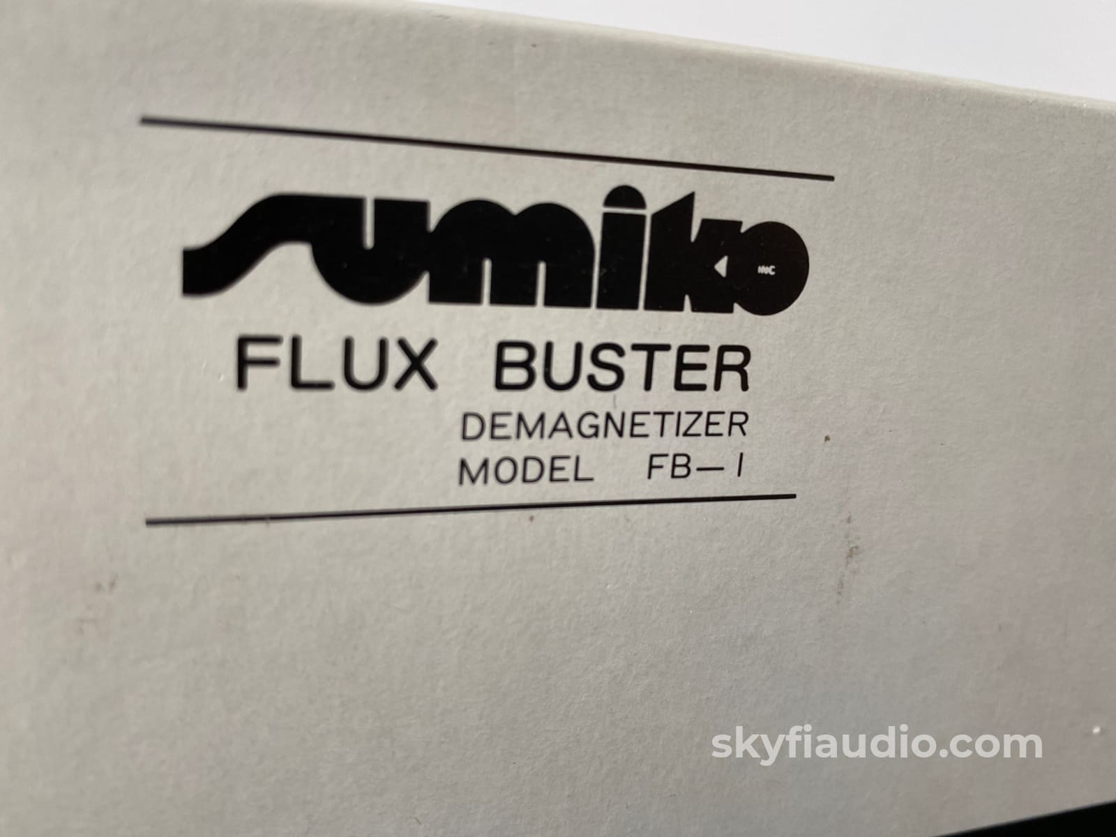Sumiko Flux Buster Fb-1 - Cartridge Demagnetizer Rare And Complete Accessory