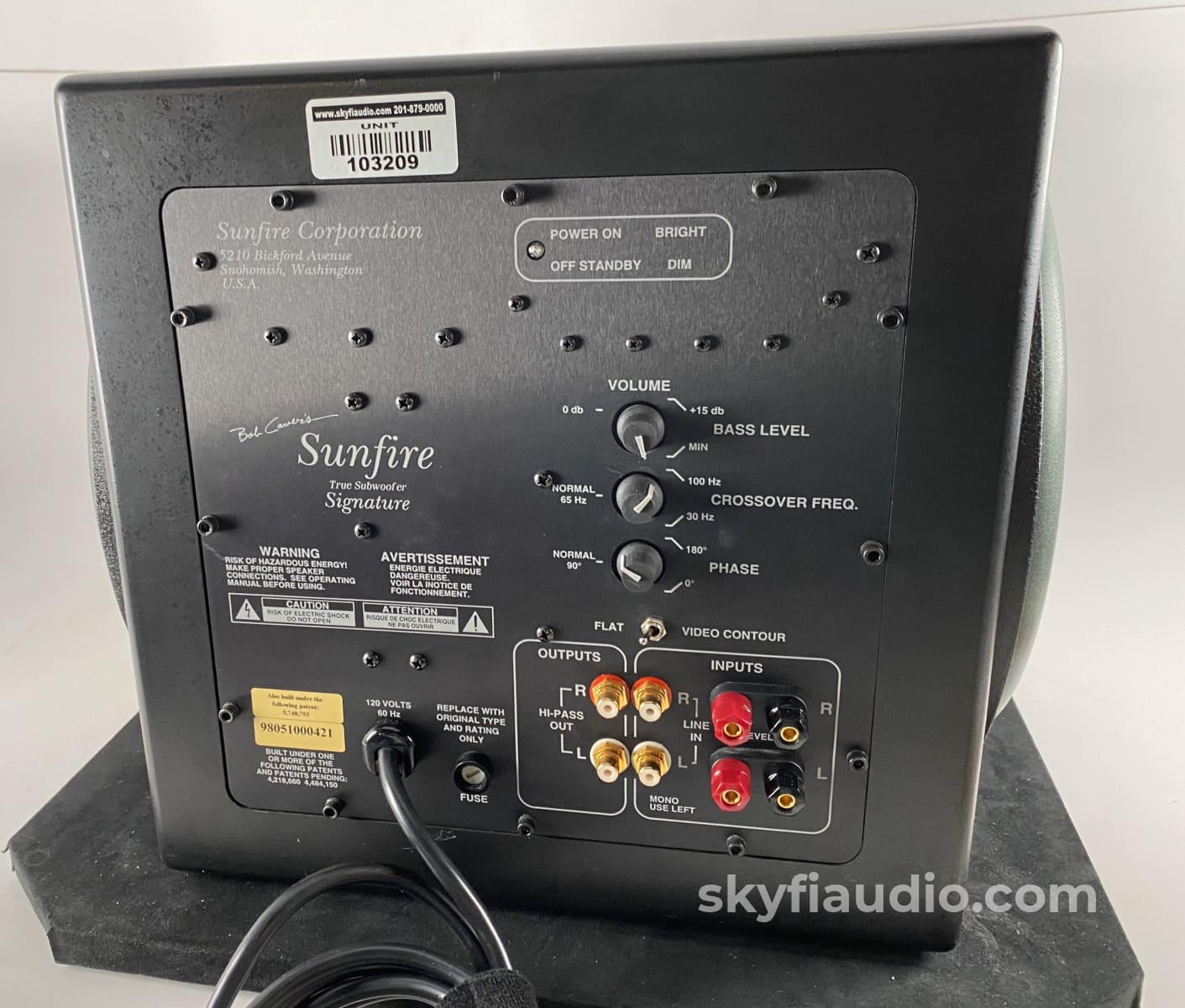 Sunfire True Subwoofer Signature, 12