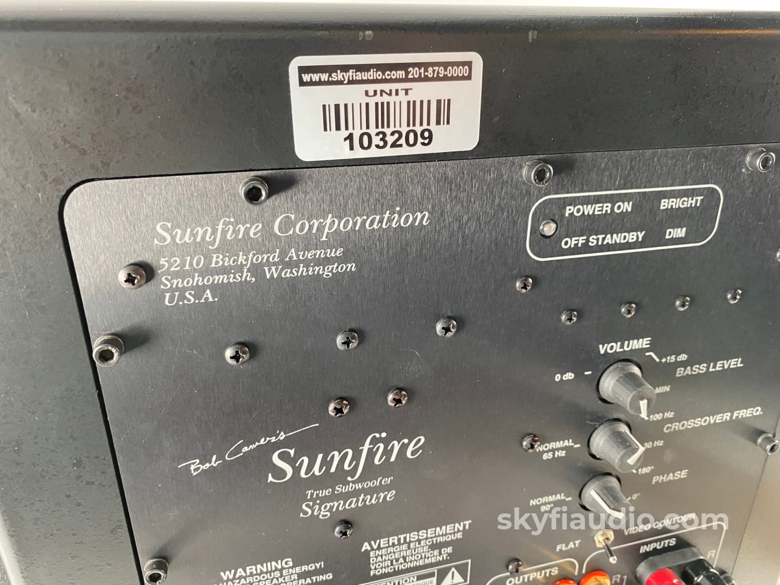 Sunfire True Subwoofer Signature, 12