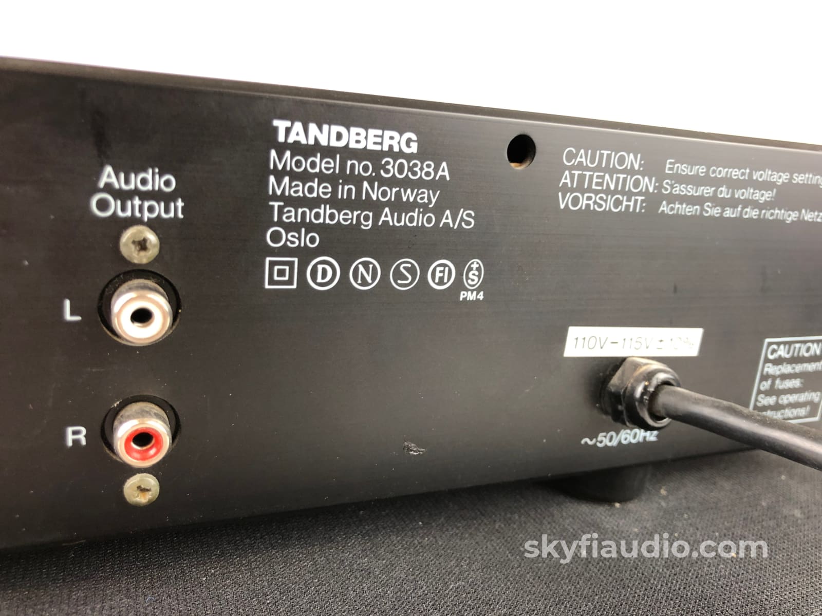 Tandberg Tca-3038A Solid State Preamp With Phono Made In Norway Preamplifier