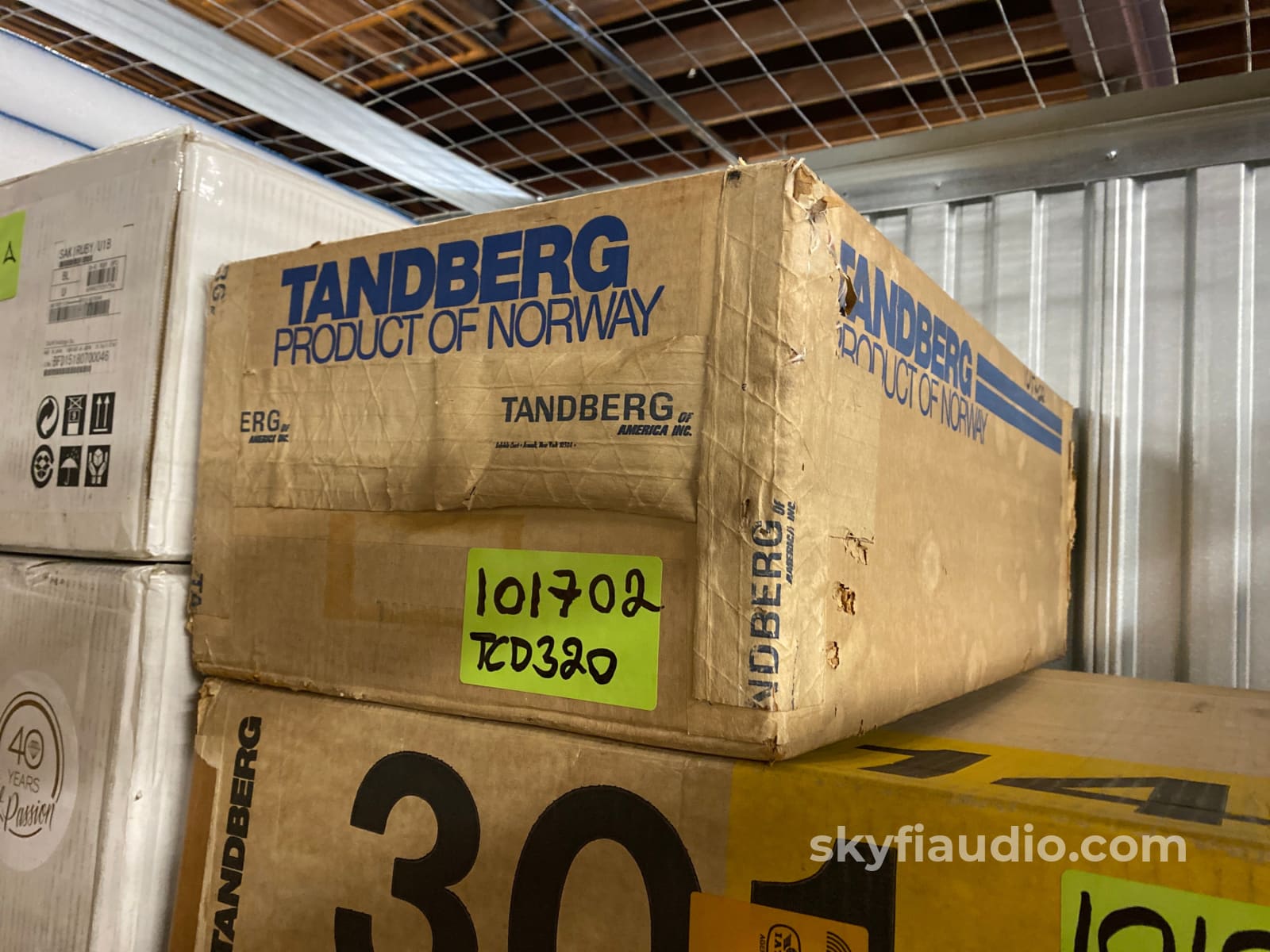 Tandberg Tcd 320 Tape Deck With Cool Vu Meters And Original Box
