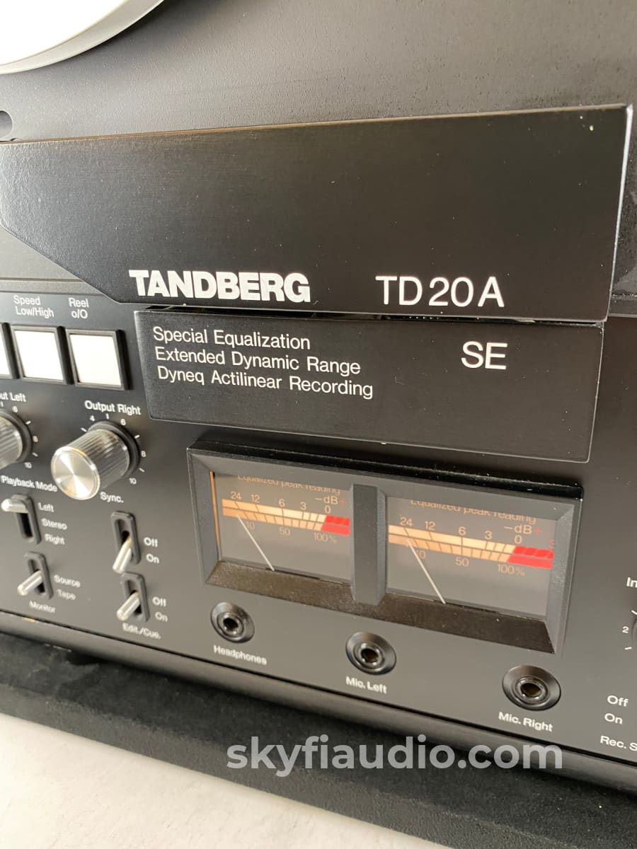 Tandberg TD 20A-SE Reel To Reel Machine, 4 Track, Survivor Condition