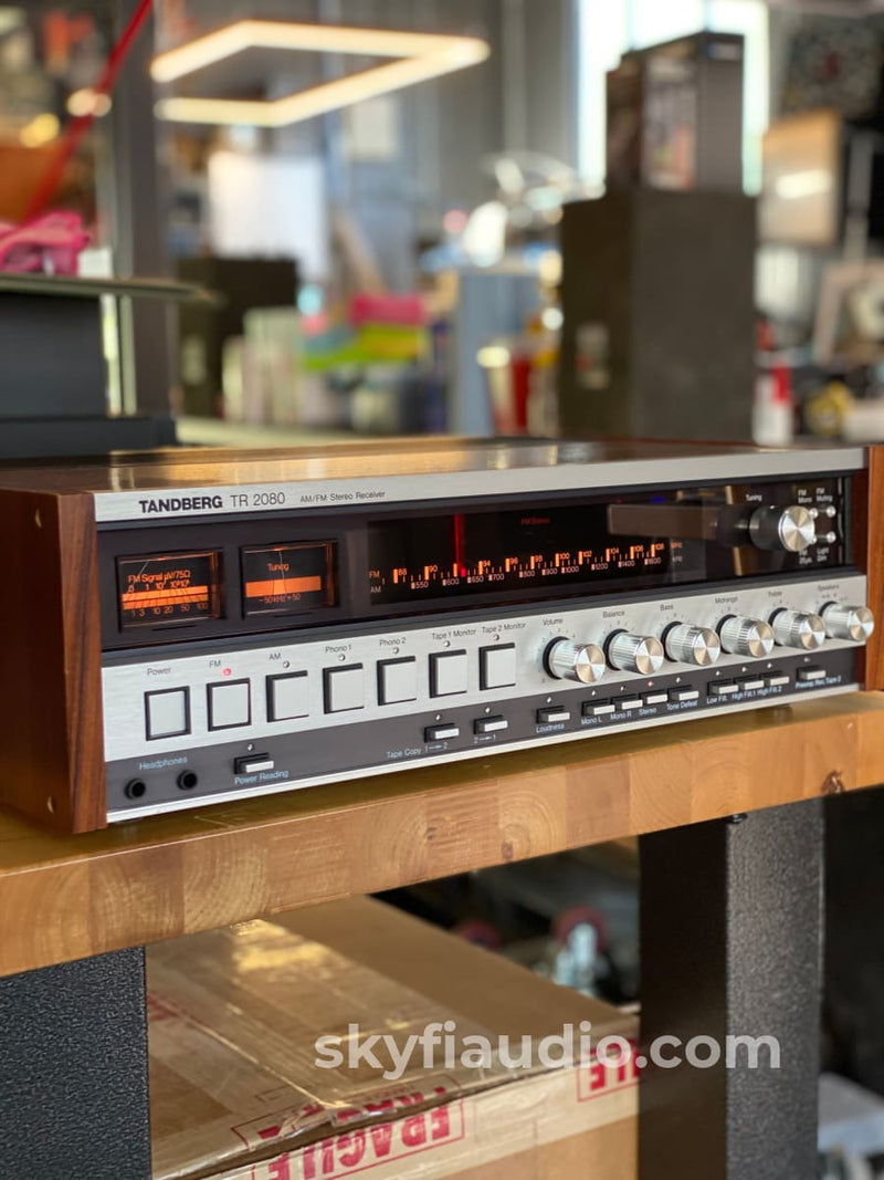 Tandberg Tr-2080 Stereo Receiver Light Restoration Gorgeous And Collectable Vintage Piece Integrated