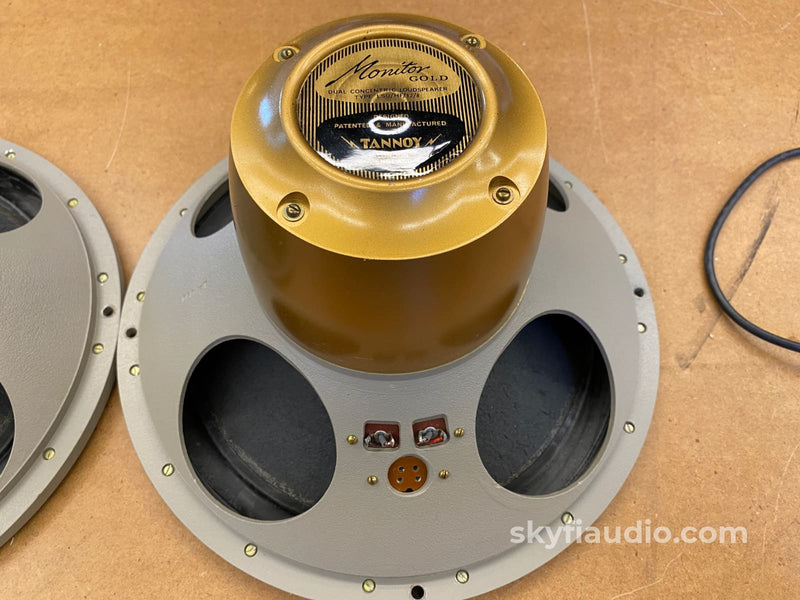 Tannoy 12 Gold Monitor Dual Concentric Vintage Speakers