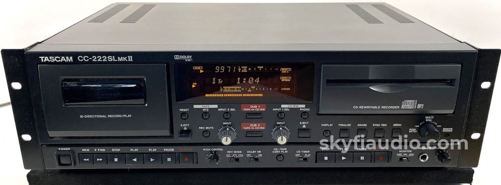 TASCAM CC-222SLMKII - CD Recorder / Cassette Combination