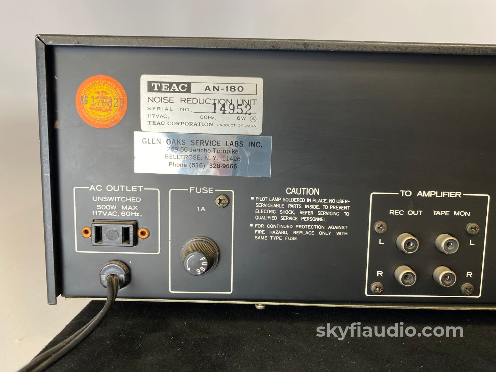 Teac An-180 Dolby Noise Reduction Unit - Tested And Working Accessory