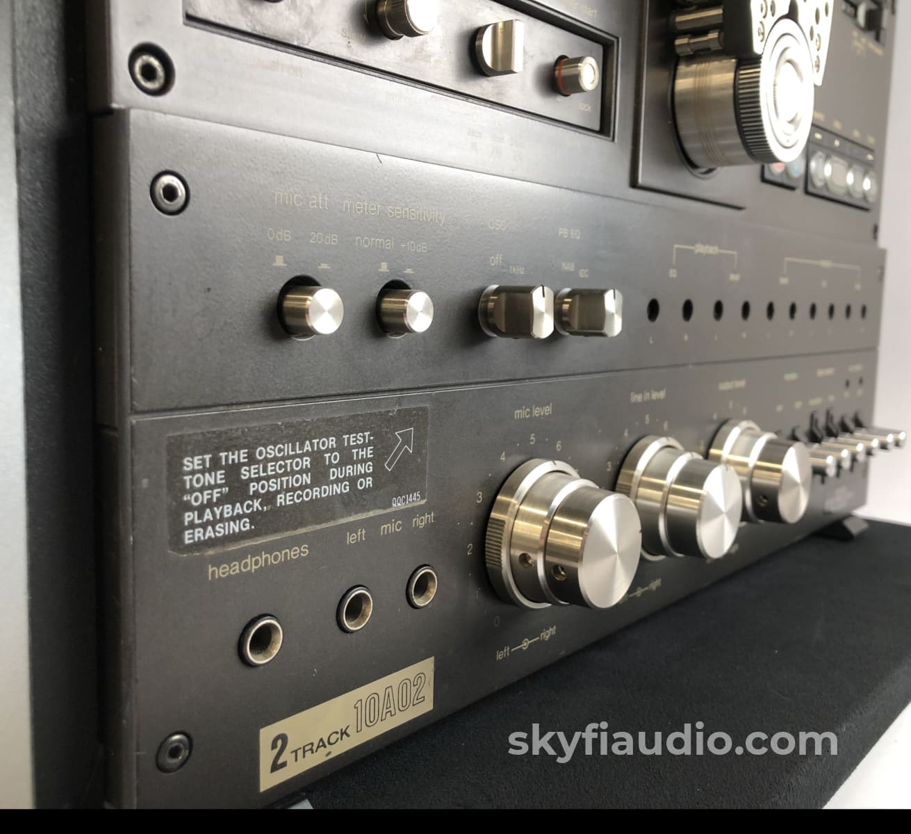Technics Rs-10A02 Reel To - R&B Series Recording & Broadcast Super Rare Tape Deck