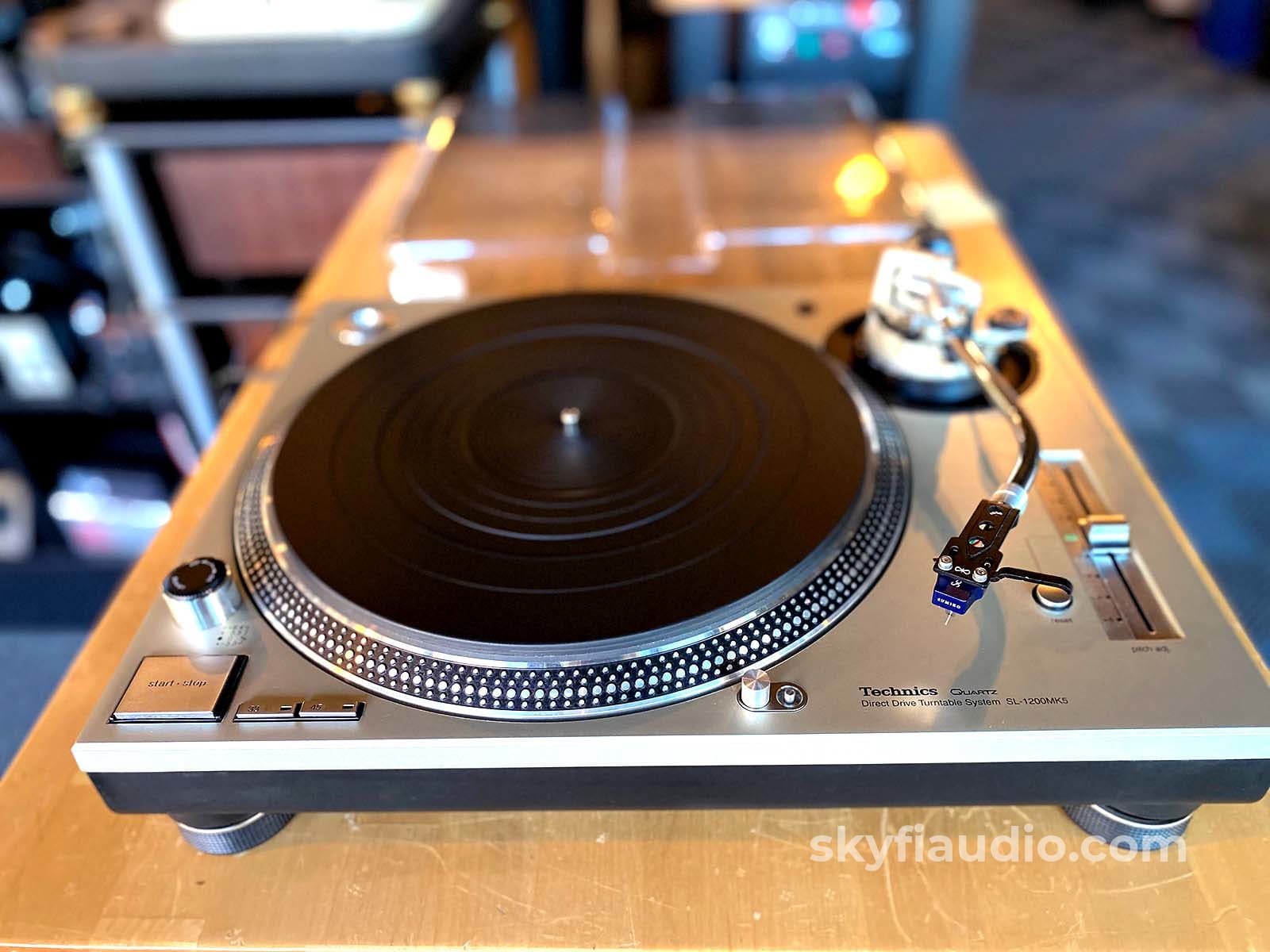 Technics SL-1200MKV with New Calibrated Sumiko Songbird Cartridge