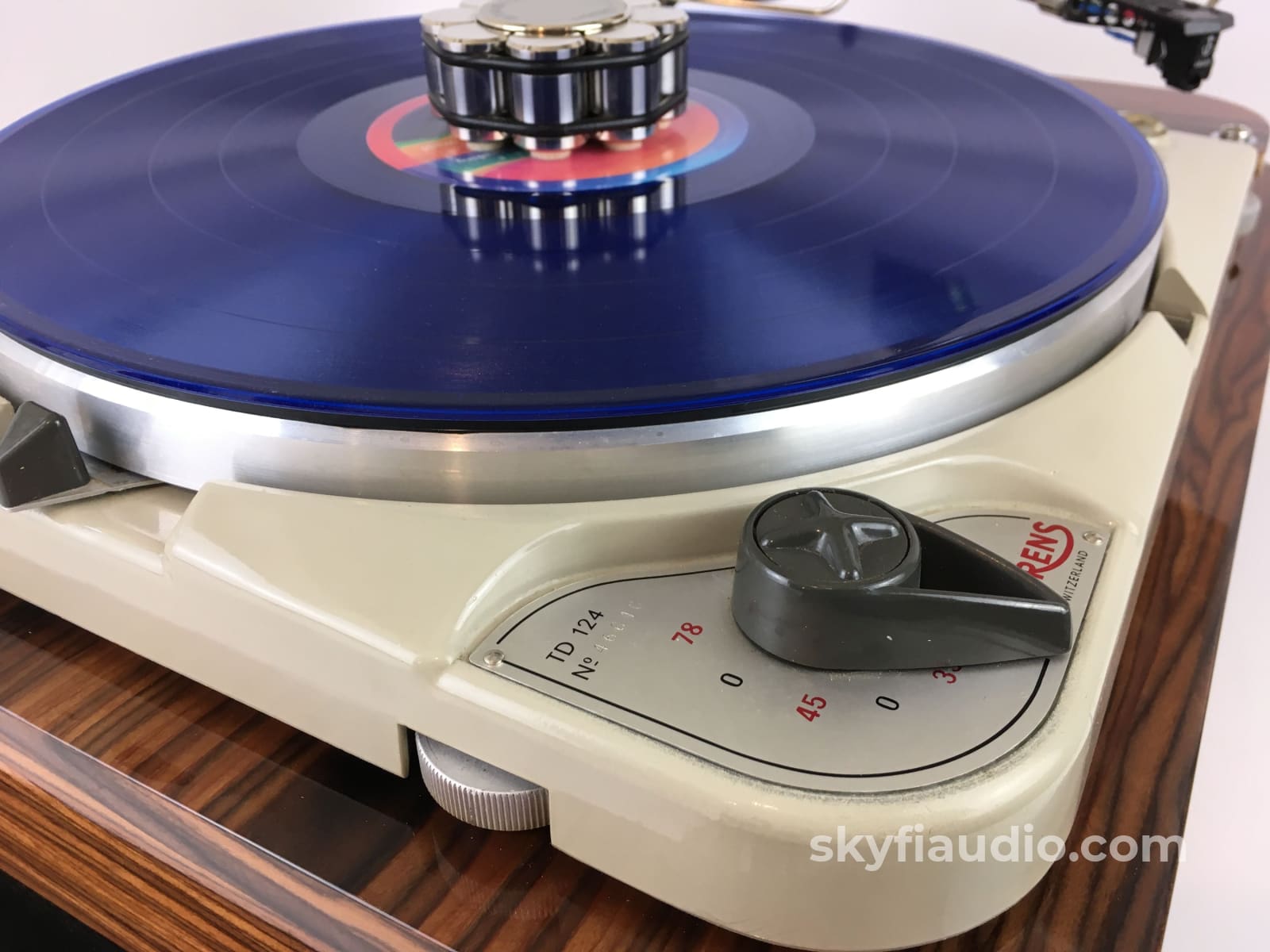 Thorens Td-124 With New Sme 3009 And Solid Rosewood Plinth Turntable