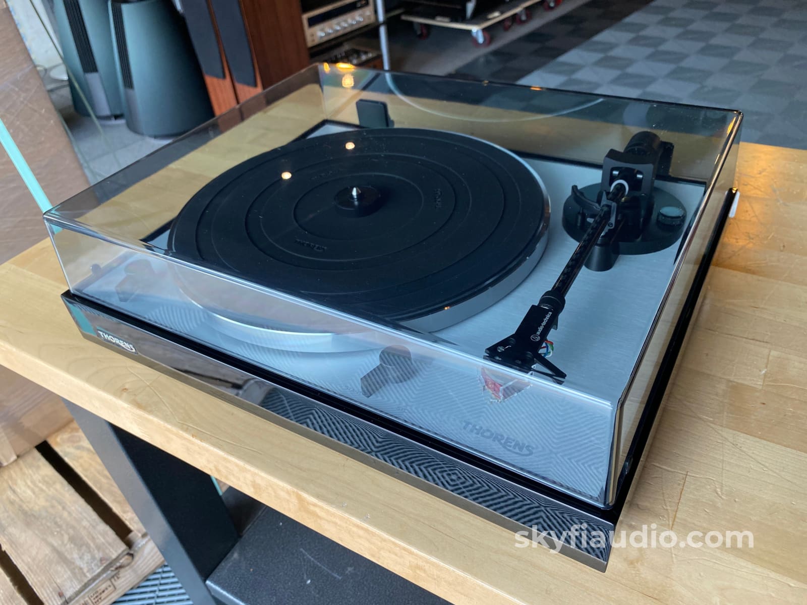 Thorens Td 402 Dd Semi-Automatic Turntable With Audio Technica At33Ev