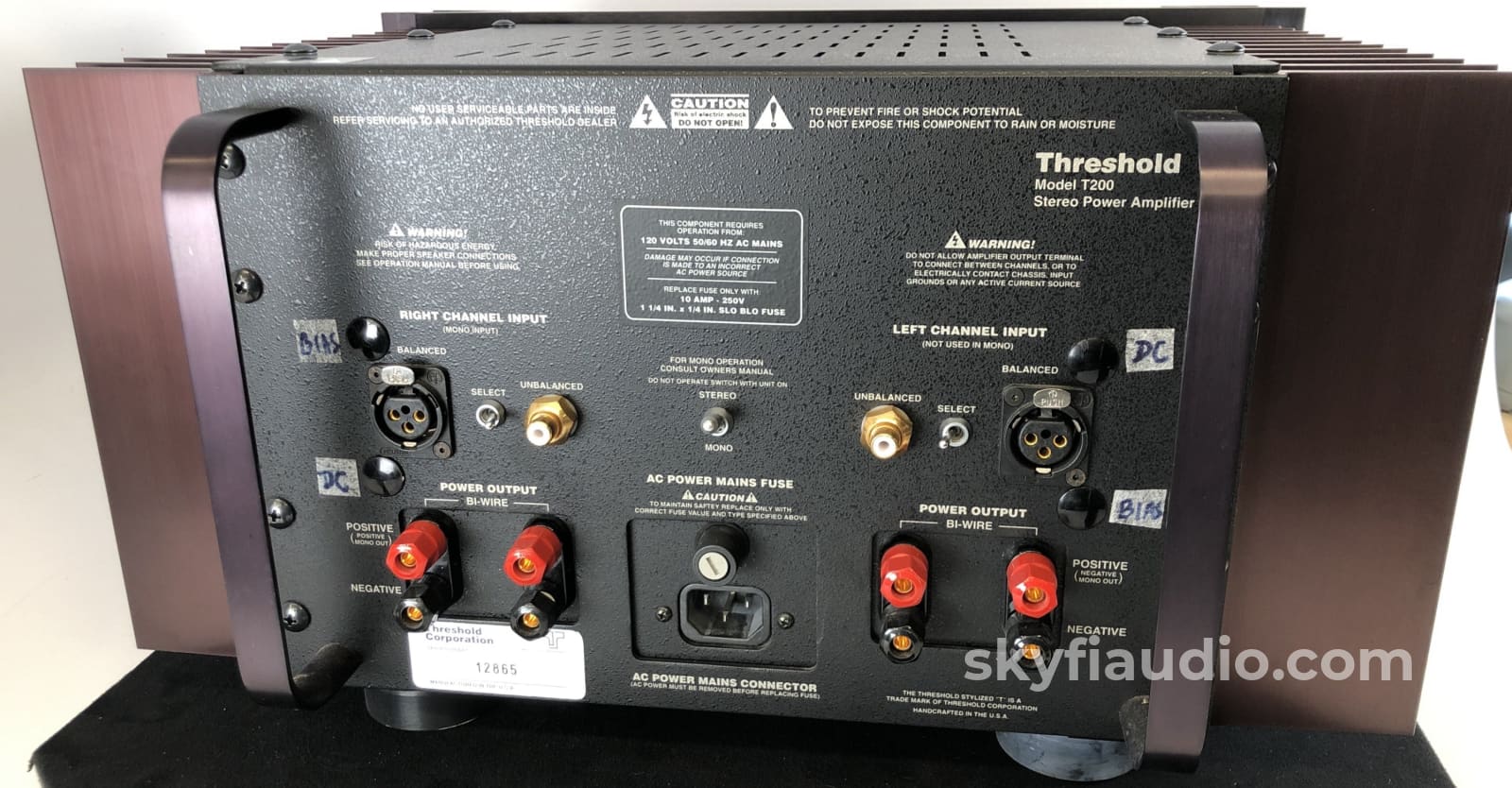 Threshold T-200 Vintage Solid State Amplifier - Stereophile Class A!