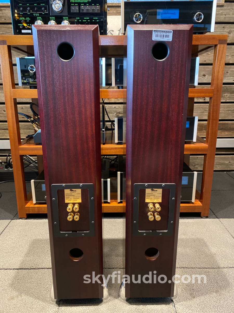 Totem Hawk Floorstanding Speakers - Deep Mahogany Finish