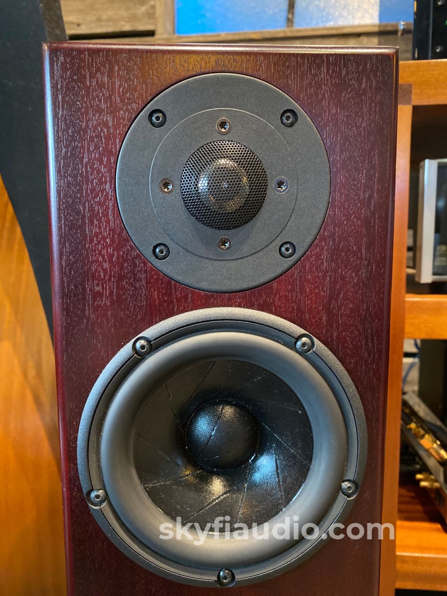 Totem Hawk Floorstanding Speakers - Deep Mahogany Finish