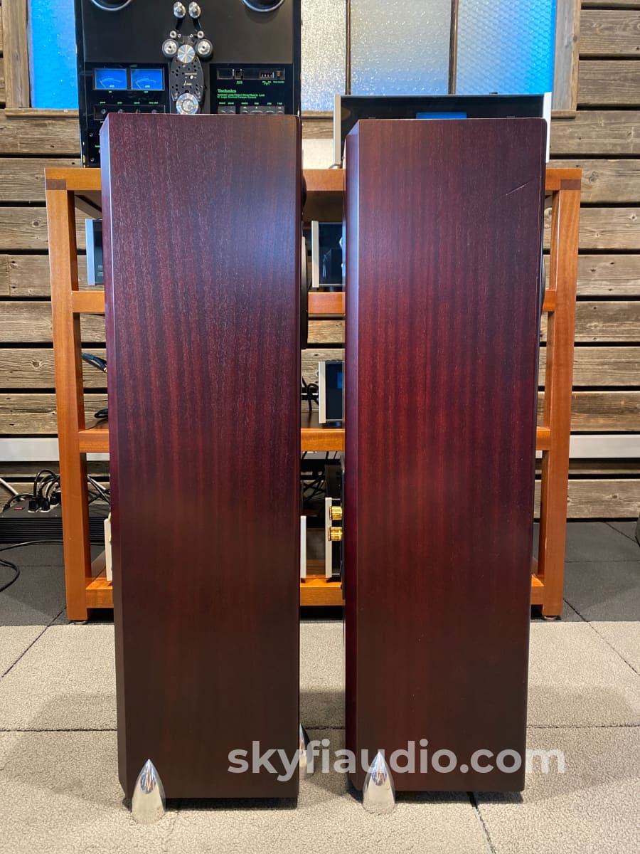 Totem Hawk Floorstanding Speakers - Deep Mahogany Finish