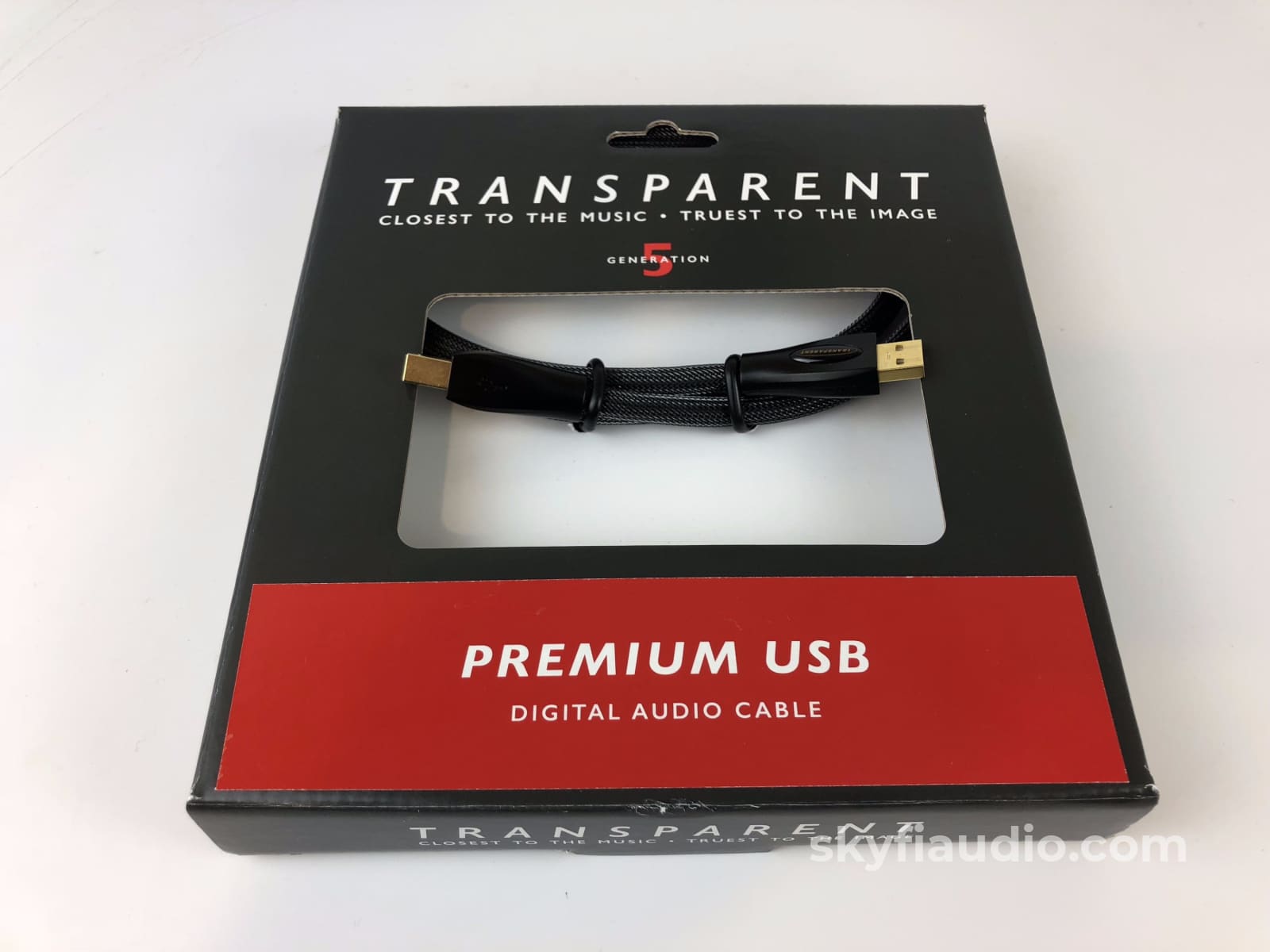 Transparent Audio Premium Usb Digital Cable Prusb-1 1M New In Box Cables