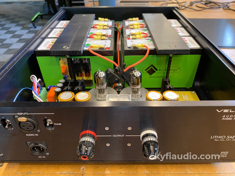 Veloce Audio - Lithio Series Saetta Hybrid Tube Monoblock Amplifiers Rare New Price Amplifier