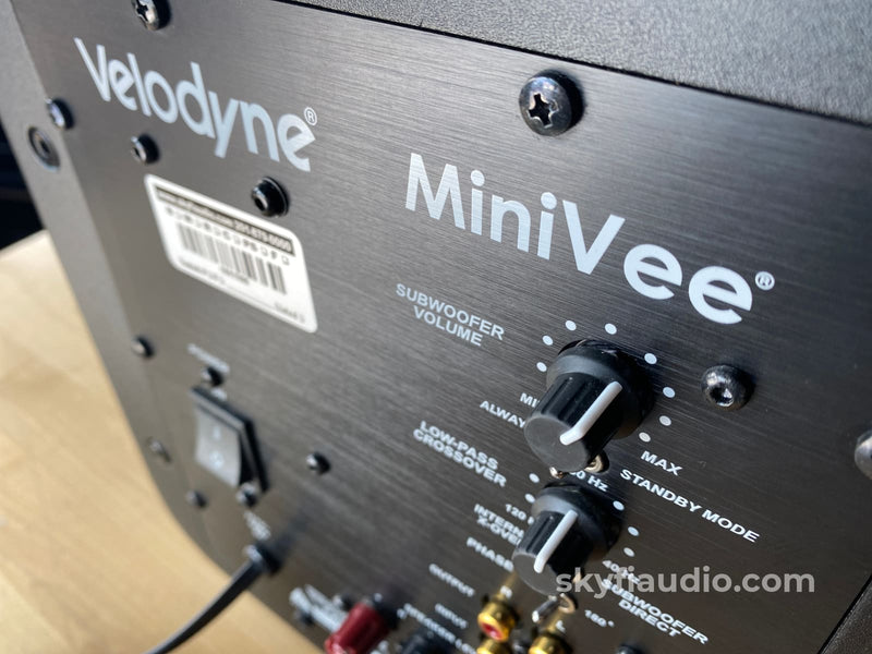Velodyne Minivee - Compact Powered Subwoofer With 1000W Amp! Speakers