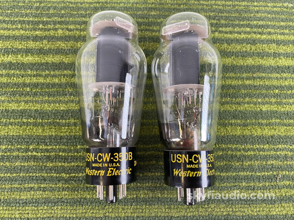 Western Electric 350B Tubes - Usn-Cw-350B Matched Pair Us Navy Tube Holy Grail 6L6 Accessory