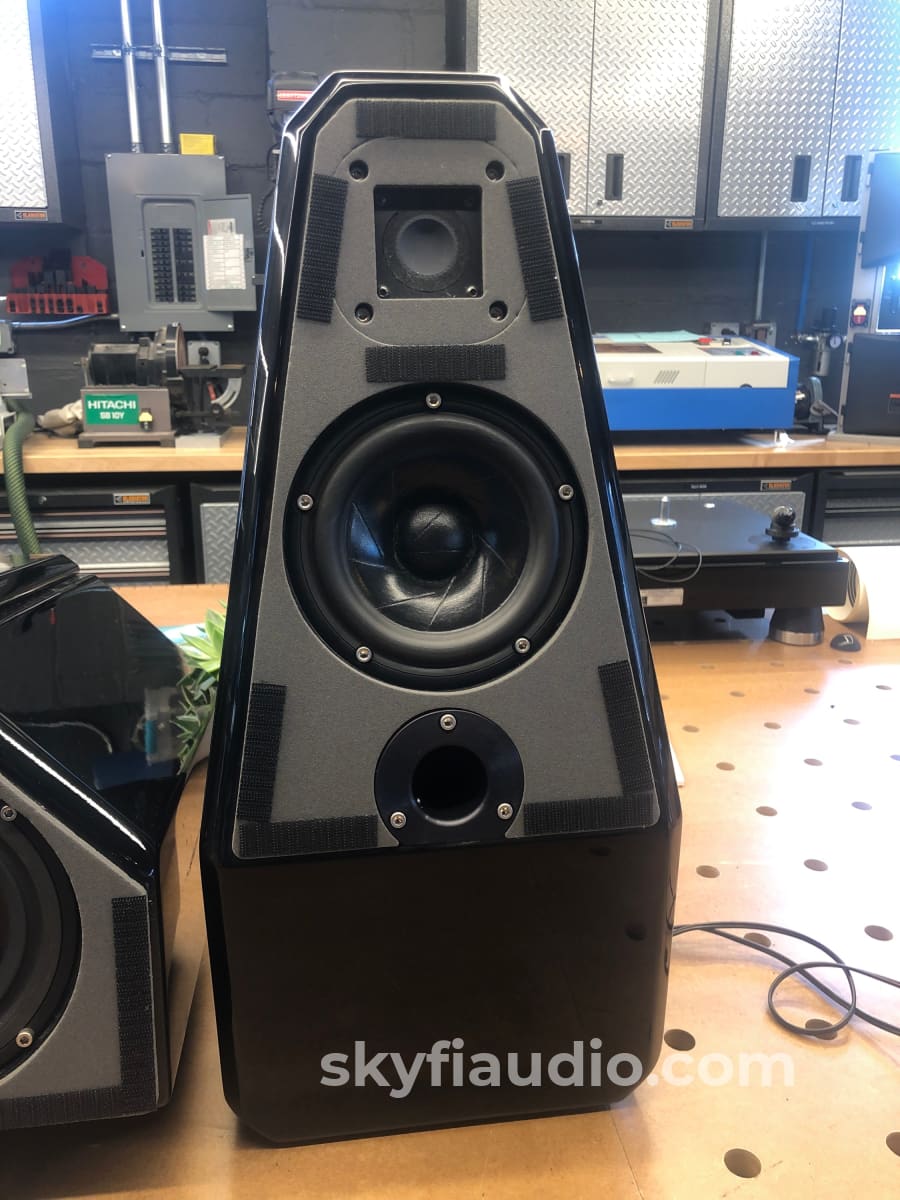 Wilson Audio Watch Surround Speaker Pair - Series 1 Gloss Black Rare Speakers