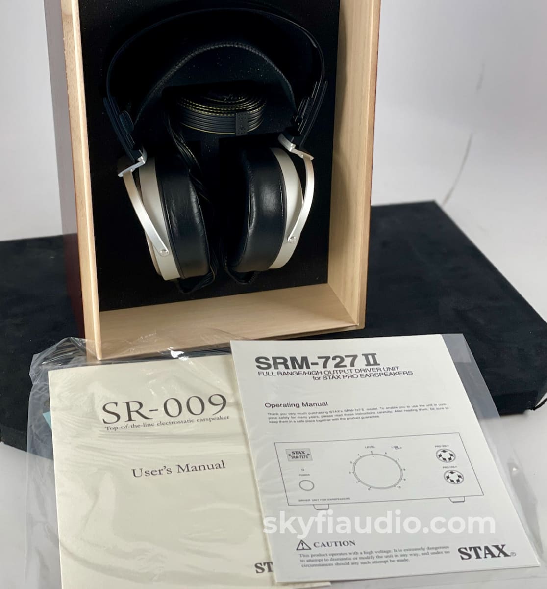 Woo Audio 3Es Elite Headphone Amplifier W/Massive Upgrades And Stax Sr-009 Headphones