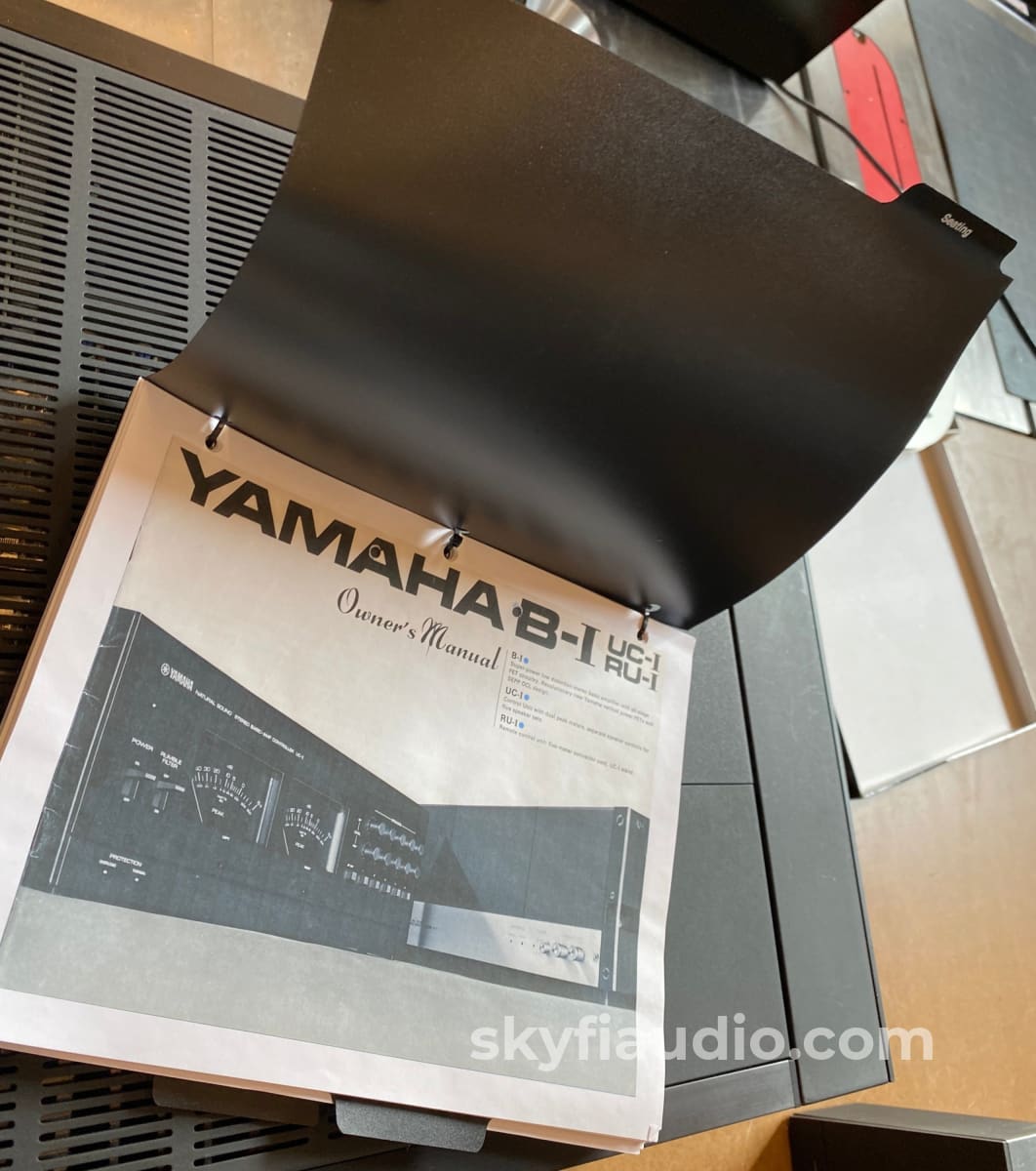 Yamaha B-1 - Rare Vfet Monster Amplifier With Vu Meter Module