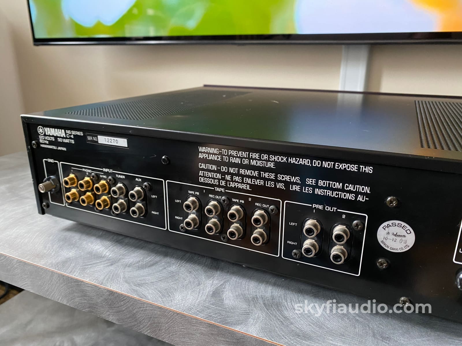 Yamaha C-4 Preamplifier - Serviced And Upgraded Vinyl Lovers Dream Phono Preamp