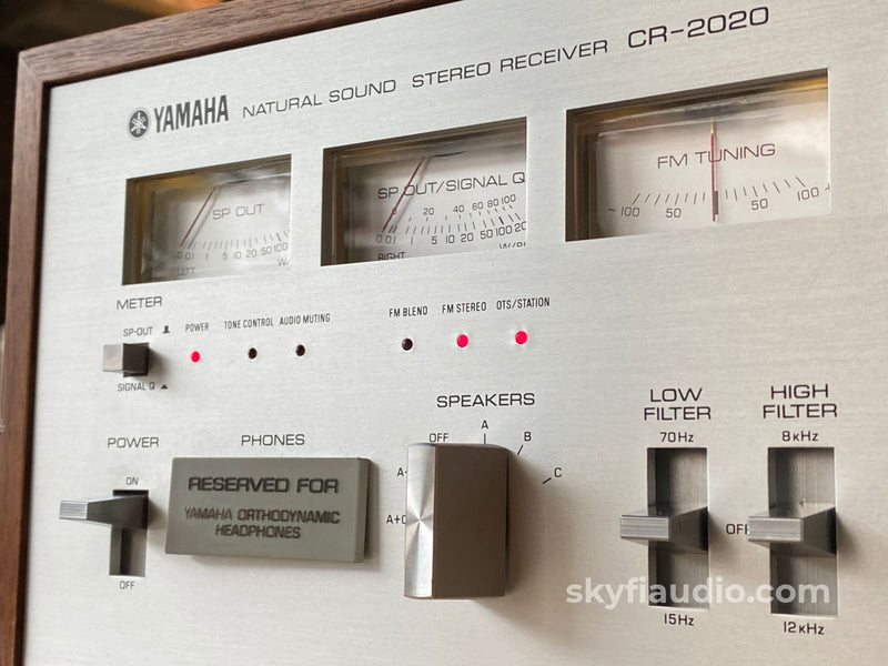 Yamaha Cr-2020 Survivor Vintage Receiver W/Mc Phono Integrated Amplifier