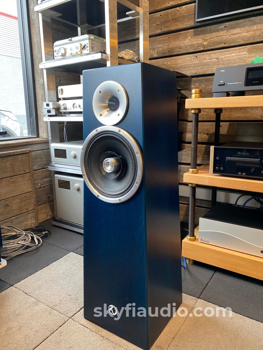 Zu Audio Soul Supreme In Deep Teal Hickory - Gorgeous! Speakers