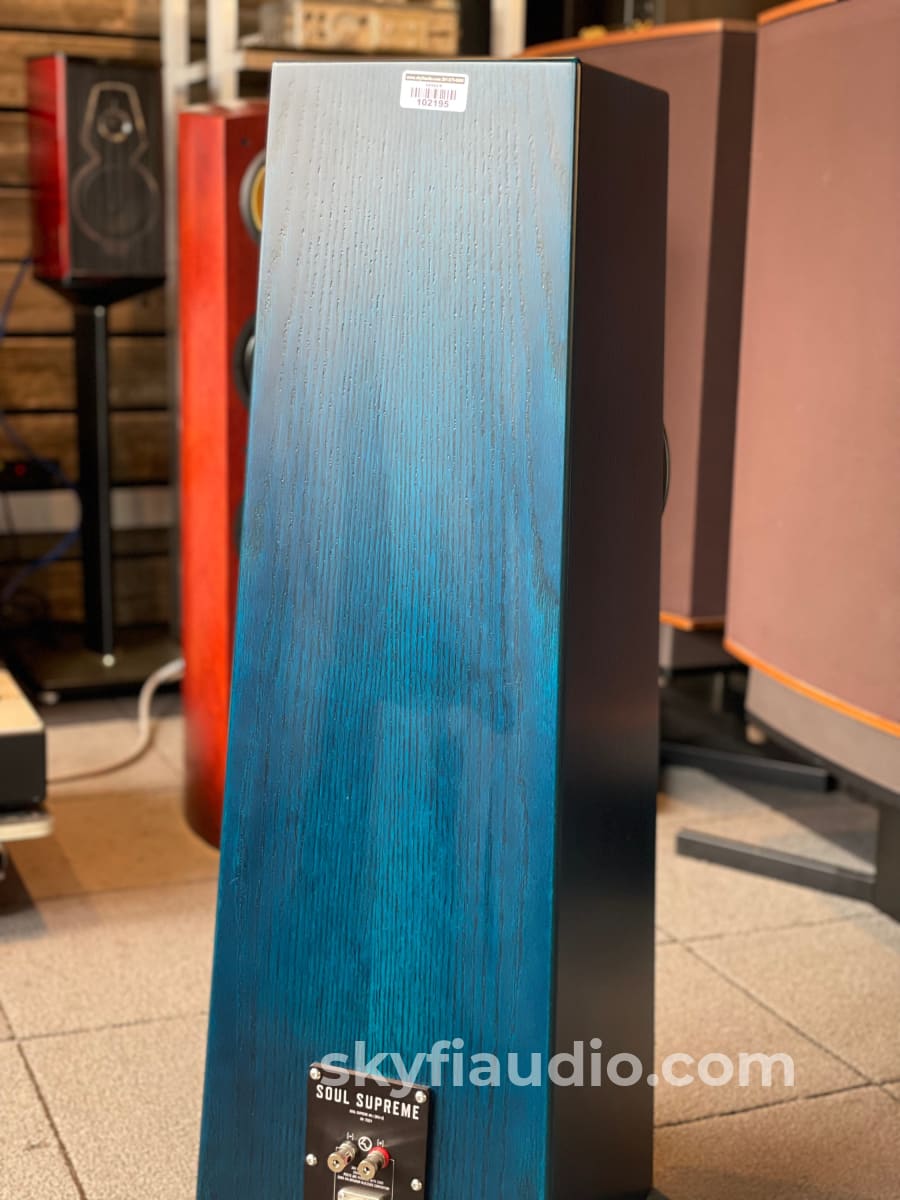 Zu Audio Soul Supreme In Deep Teal Hickory - Gorgeous! Speakers