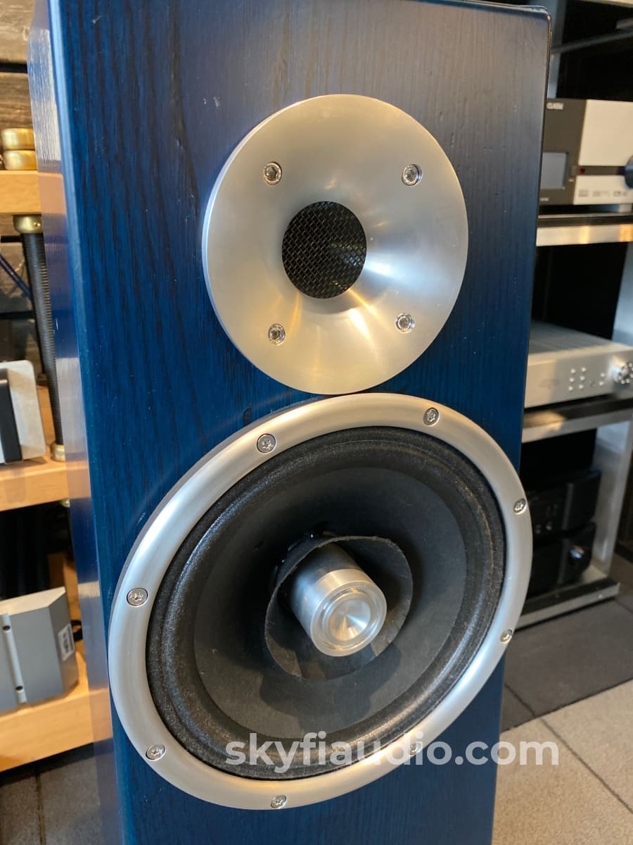 Zu Audio Soul Supreme In Deep Teal Hickory - Gorgeous! Speakers